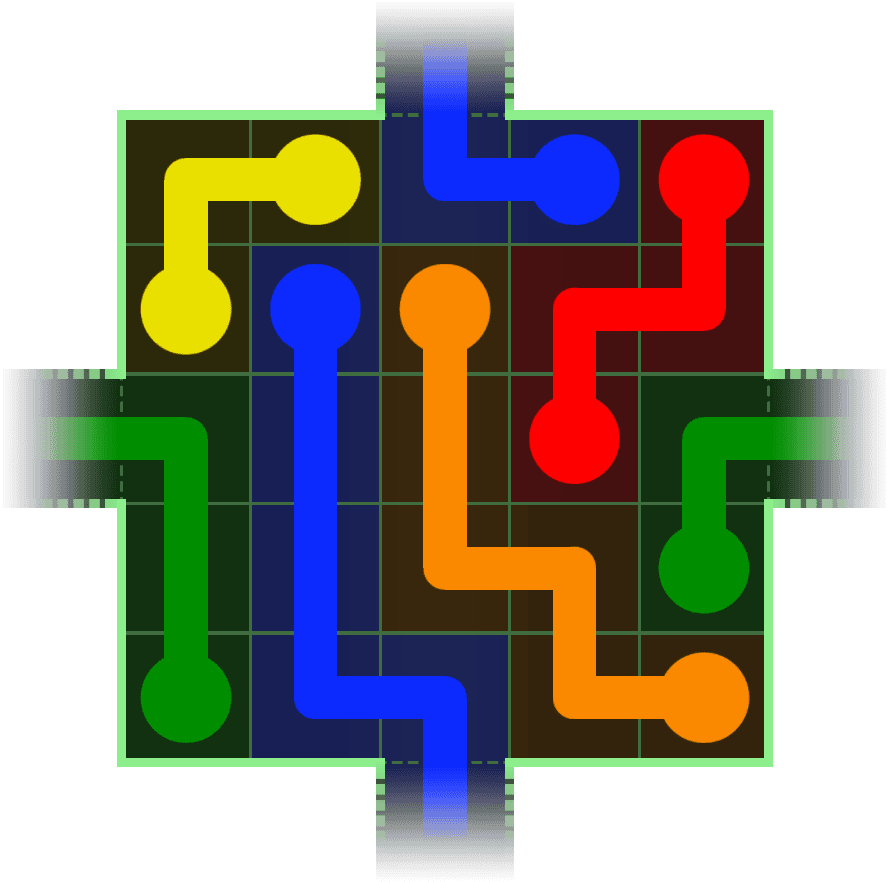 Flow Free Warps 171 Solution