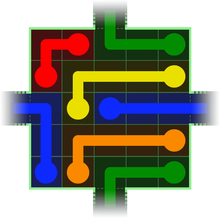 Flow Free Warps 178 Solution