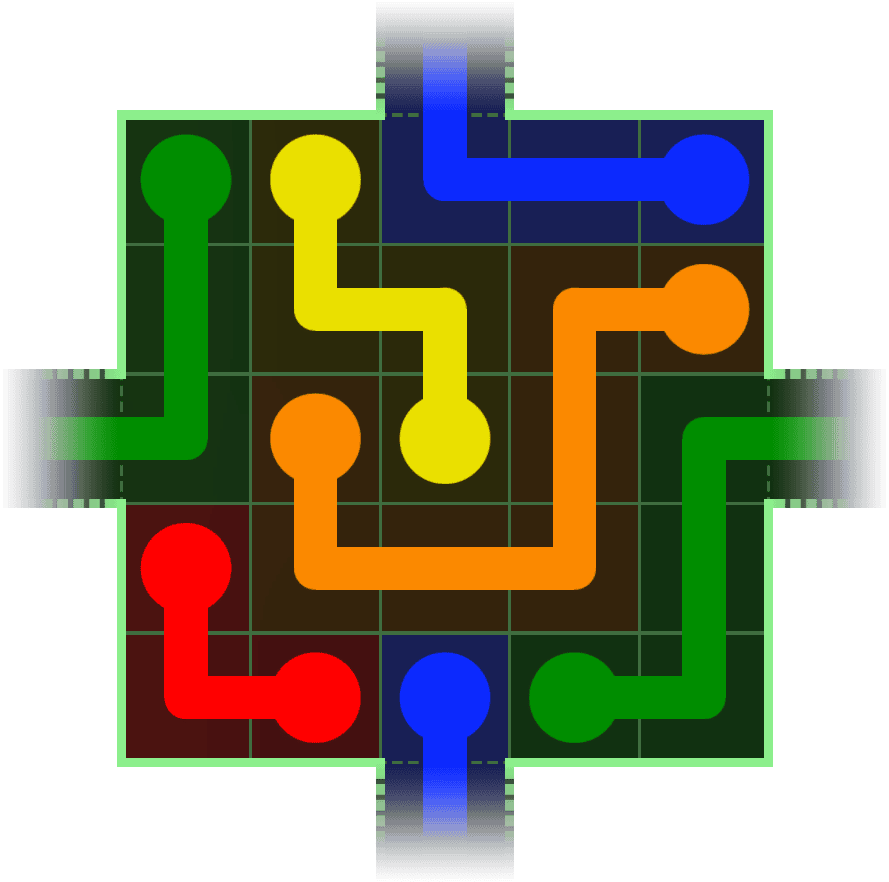 Flow Free Warps 159 Solution
