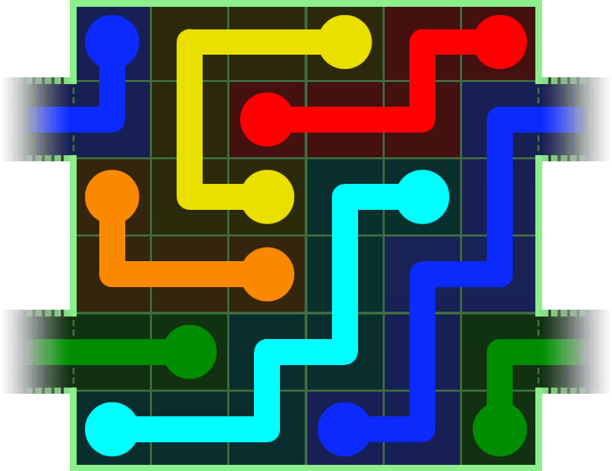 Flow Free Warps 187 Solution