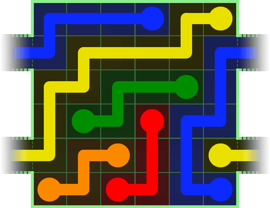 Flow Free Warps 188 Solution