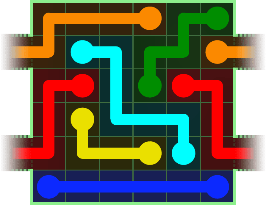 Flow Free Warps 190 Solution