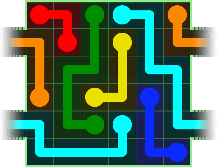 Flow Free Warps 195 Solution