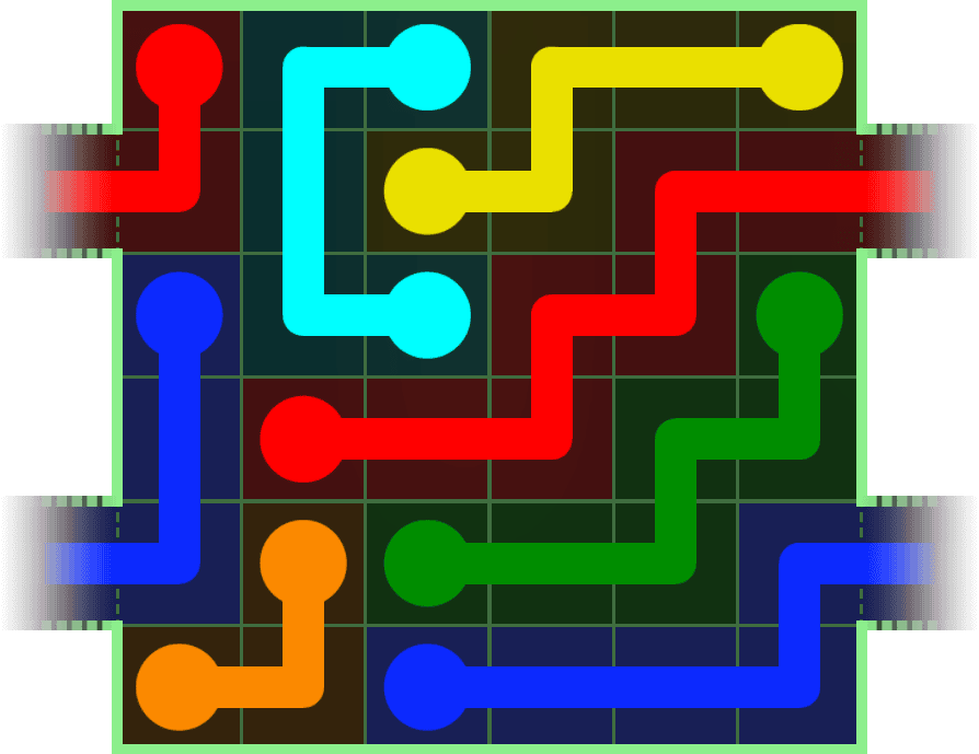 Flow Free Warps 210 Solution