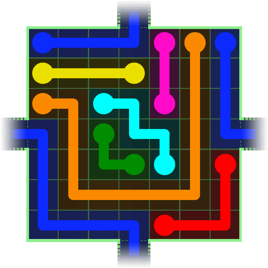 Flow Free Warps 217 Solution