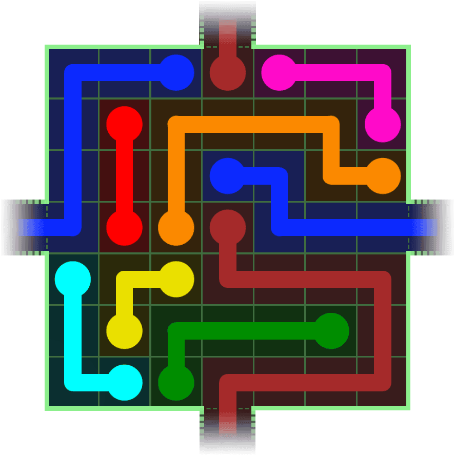 Flow Free Warps 220 Solution
