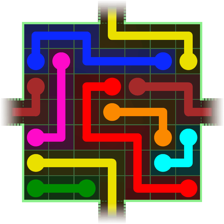 Flow Free Warps 221 Solution