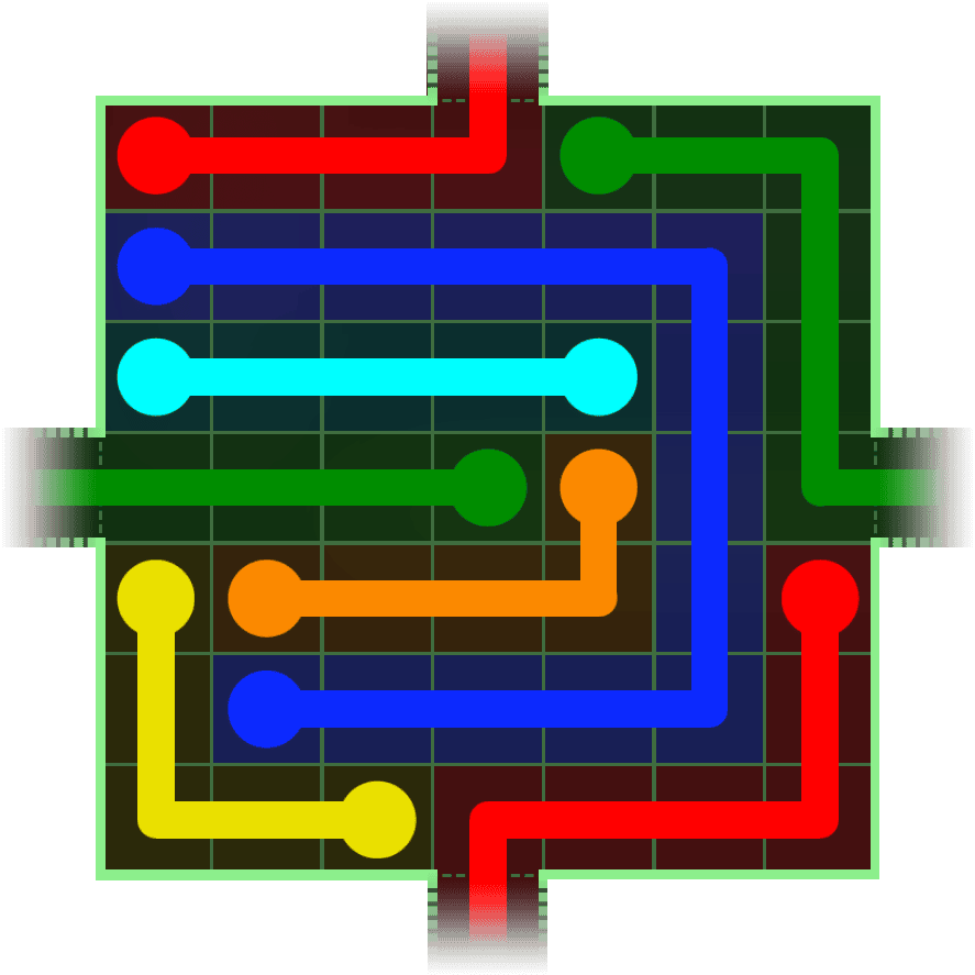 Flow Free Warps 223 Solution