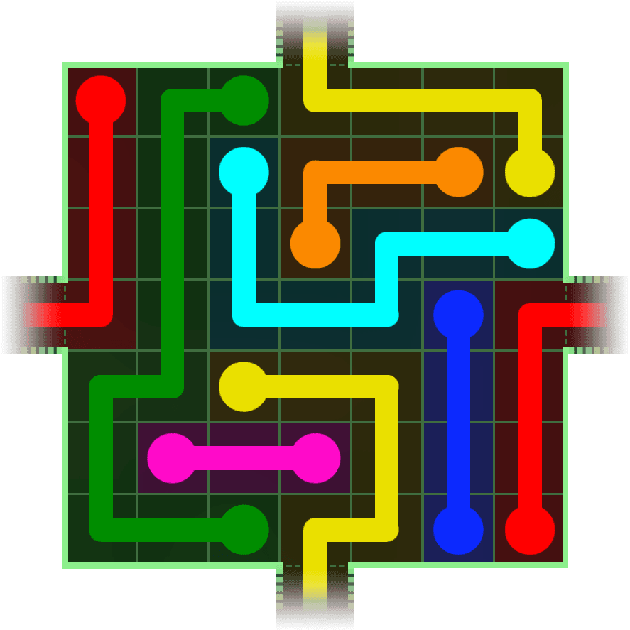 Flow Free Warps 227 Solution