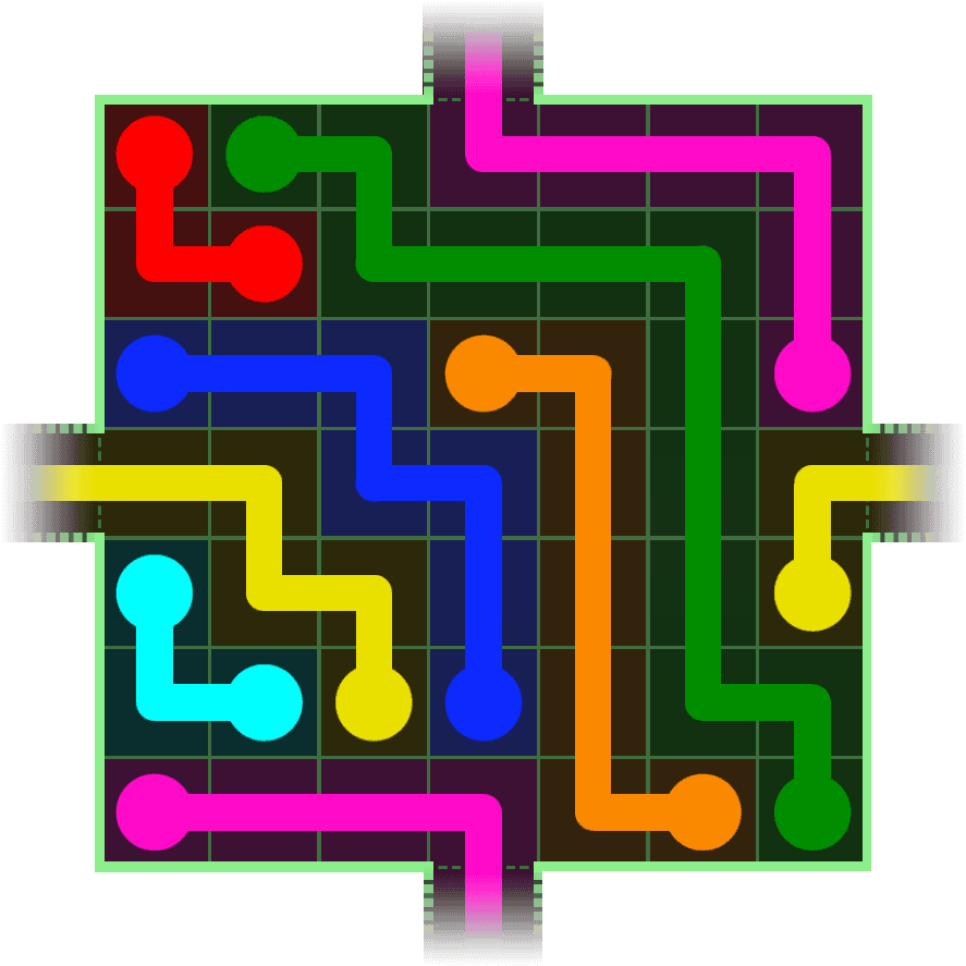 Flow Free Warps 230 Solution