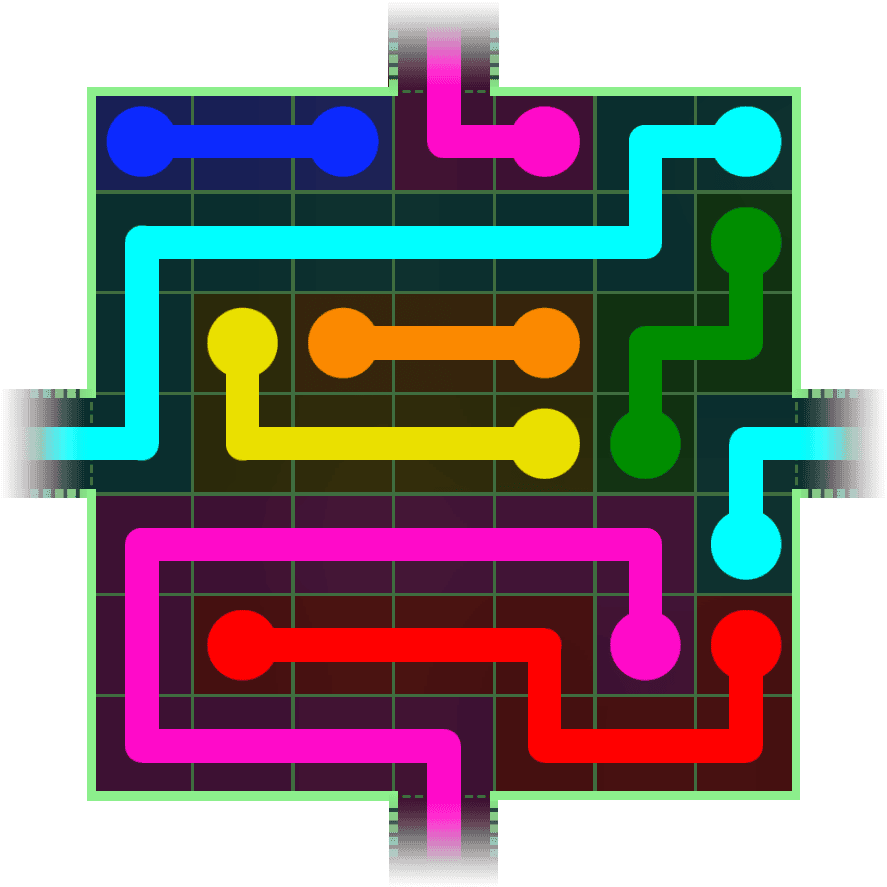 Flow Free Warps 234 Solution
