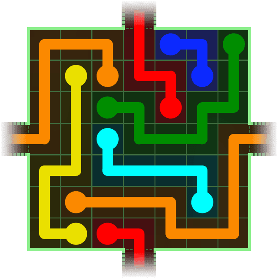 Flow Free Warps 240 Solution