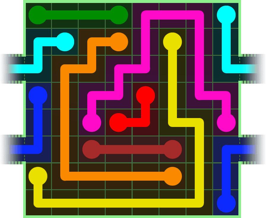 Flow Free Warps 260 Solution