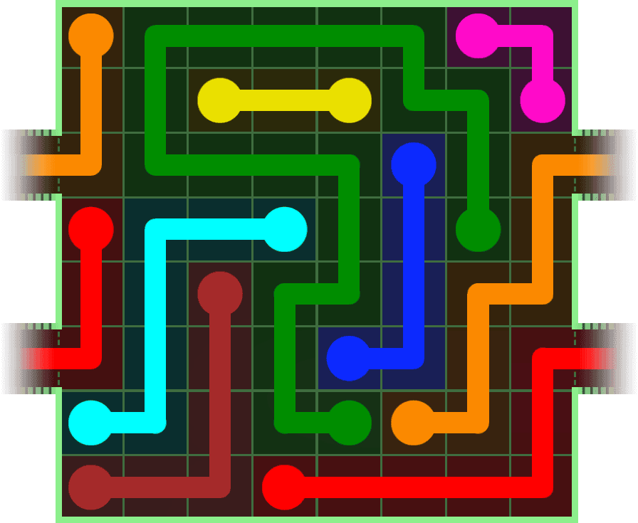 Flow Free Warps 269 Solution