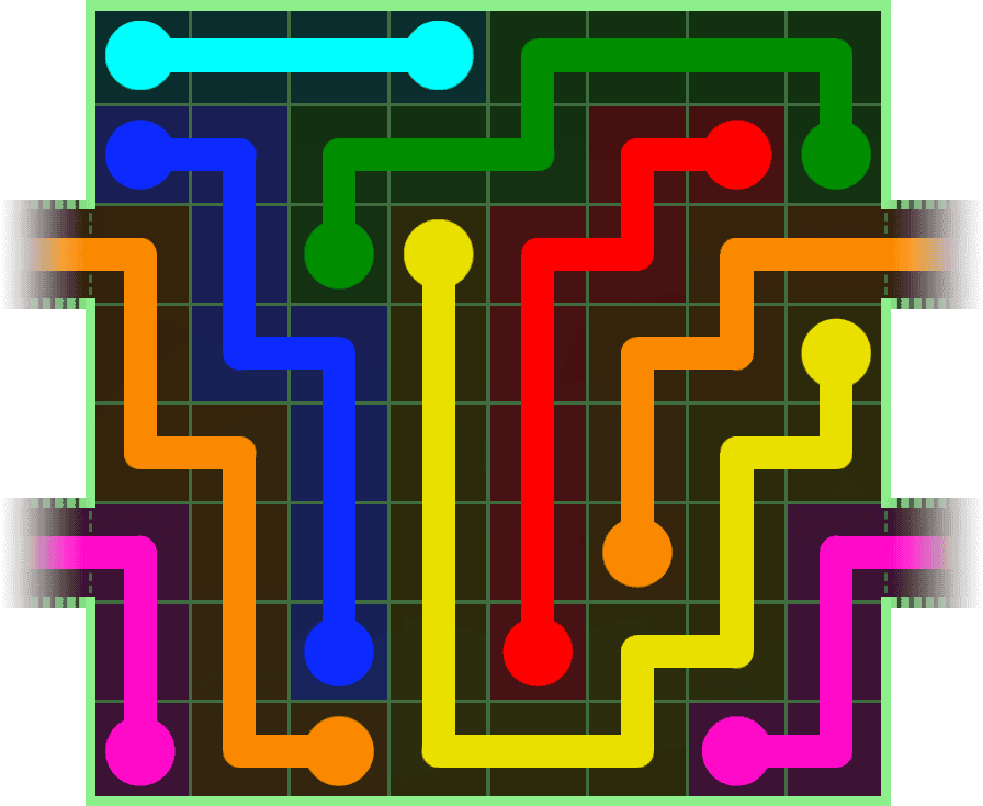 Flow Free Warps 241 Solution