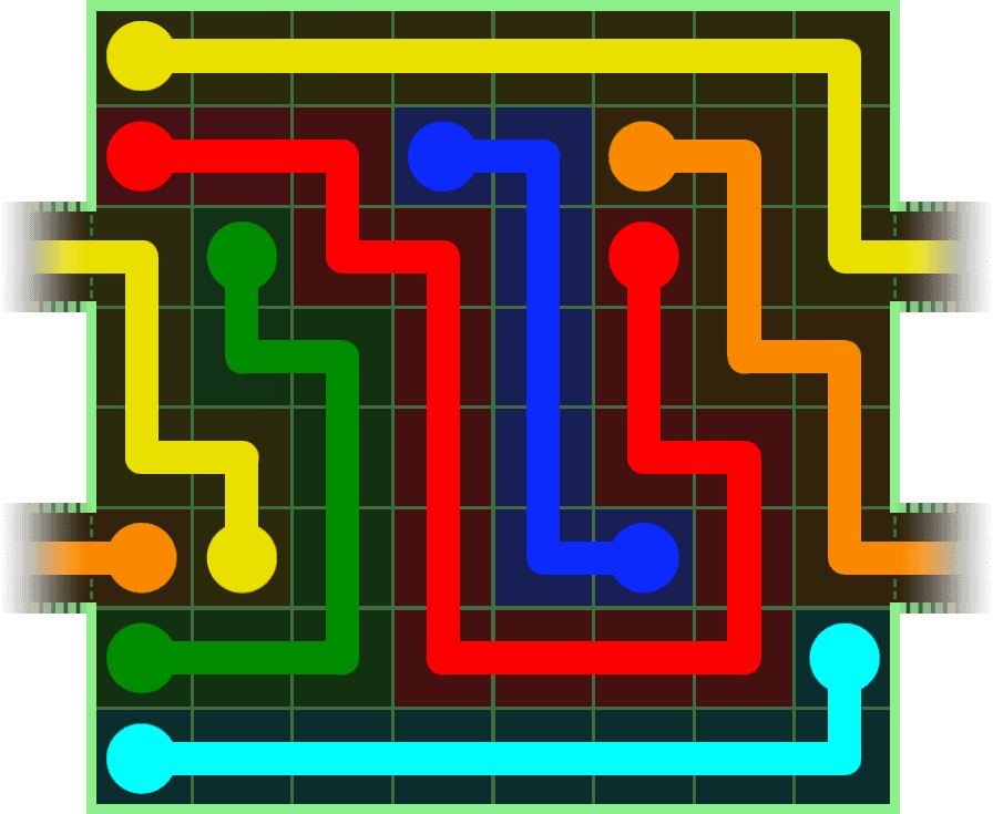 Flow Free Warps 243 Solution