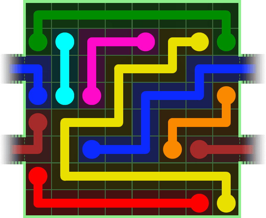 Flow Free Warps 246 Solution