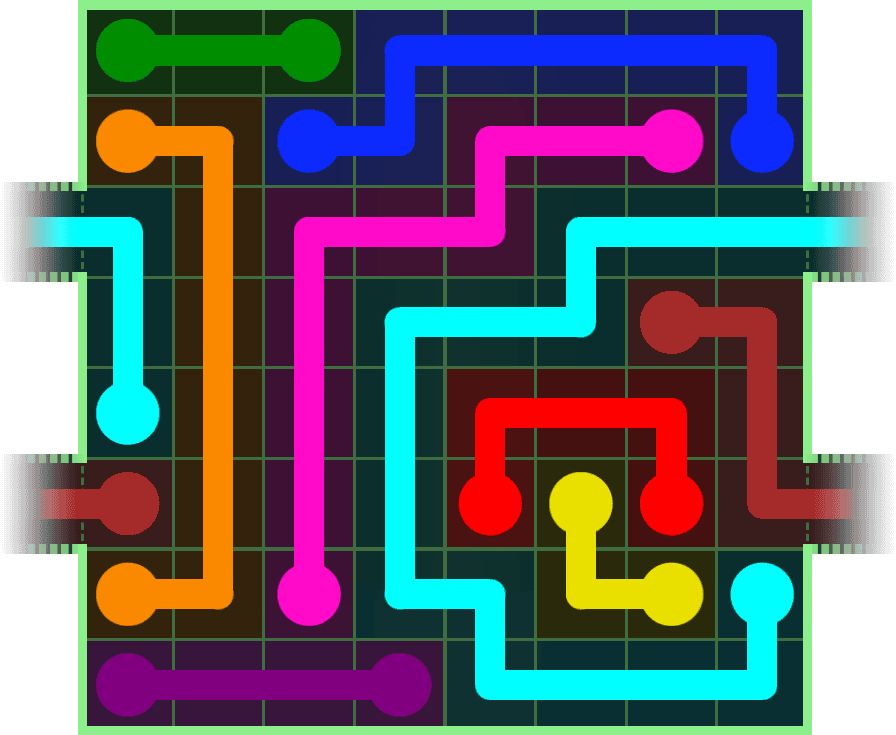 Flow Free Warps 248 Solution