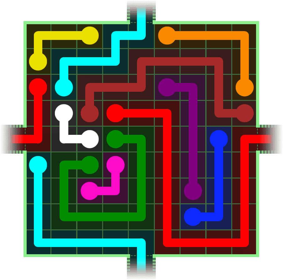 Flow Free Warps 271 Solution