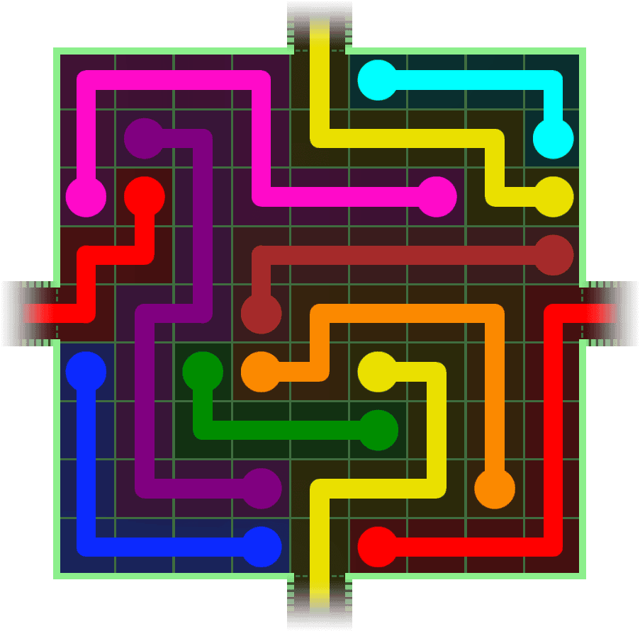 Flow Free Warps 272 Solution