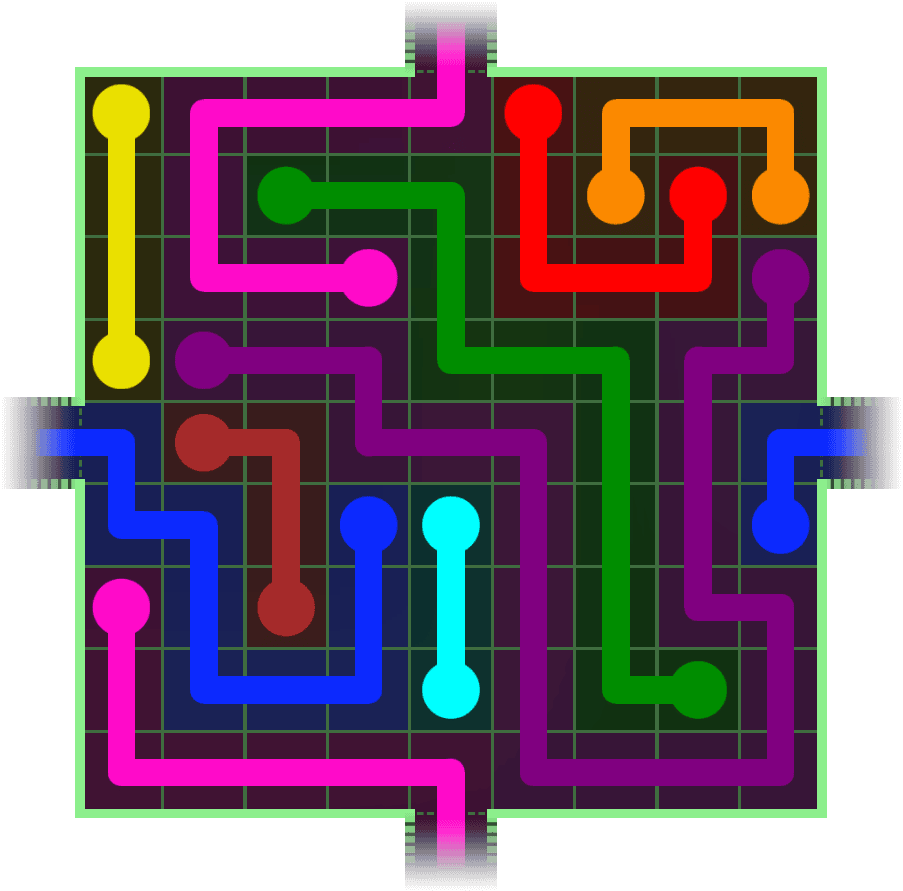 Flow Free Warps 275 Solution