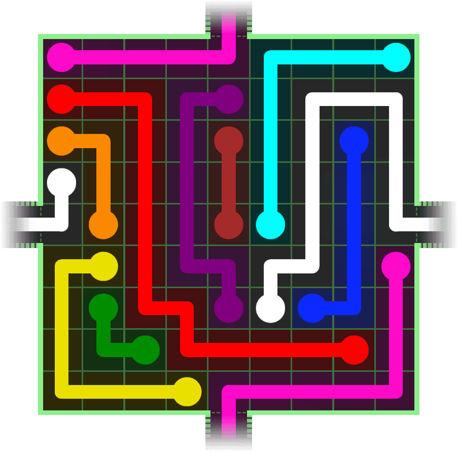 Flow Free Warps 288 Solution