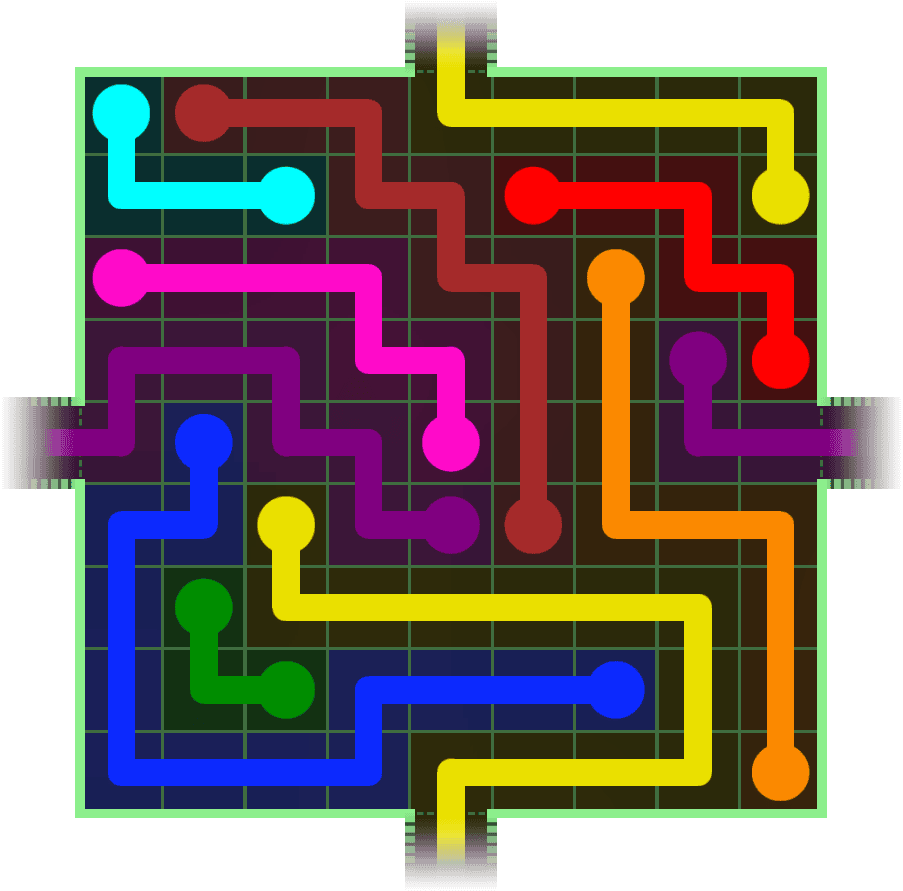 Flow Free Warps 291 Solution