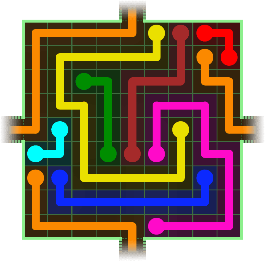 Flow Free Warps 297 Solution