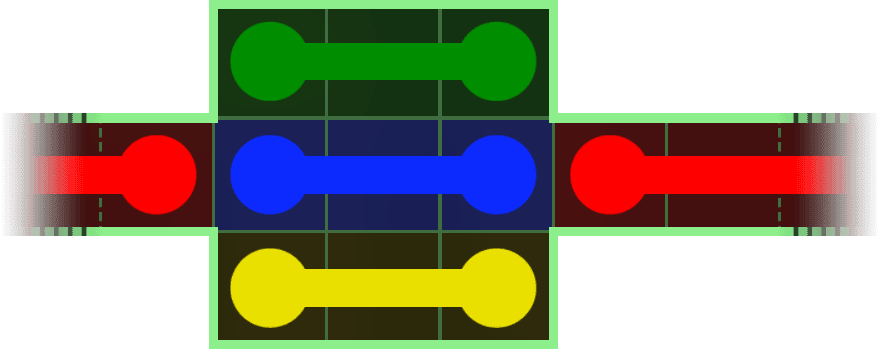 Flow Free Warps 1 Solution