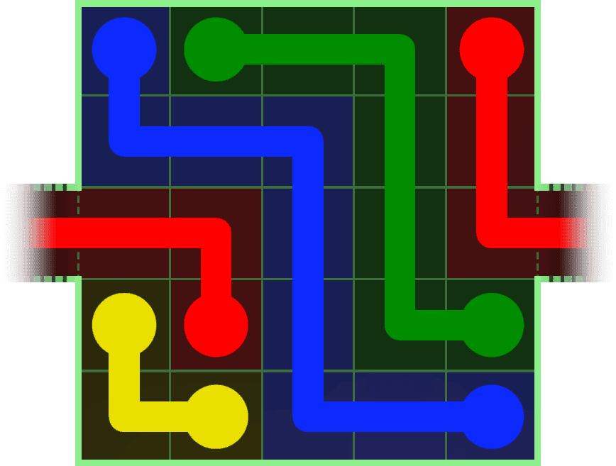 Flow Free Warps 13 Solution