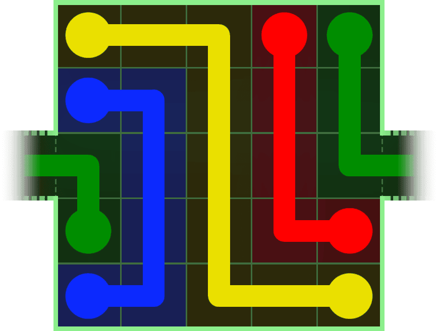 Flow Free Warps 15 Solution