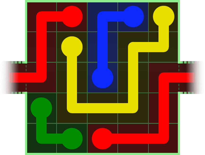 Flow Free Warps 16 Solution