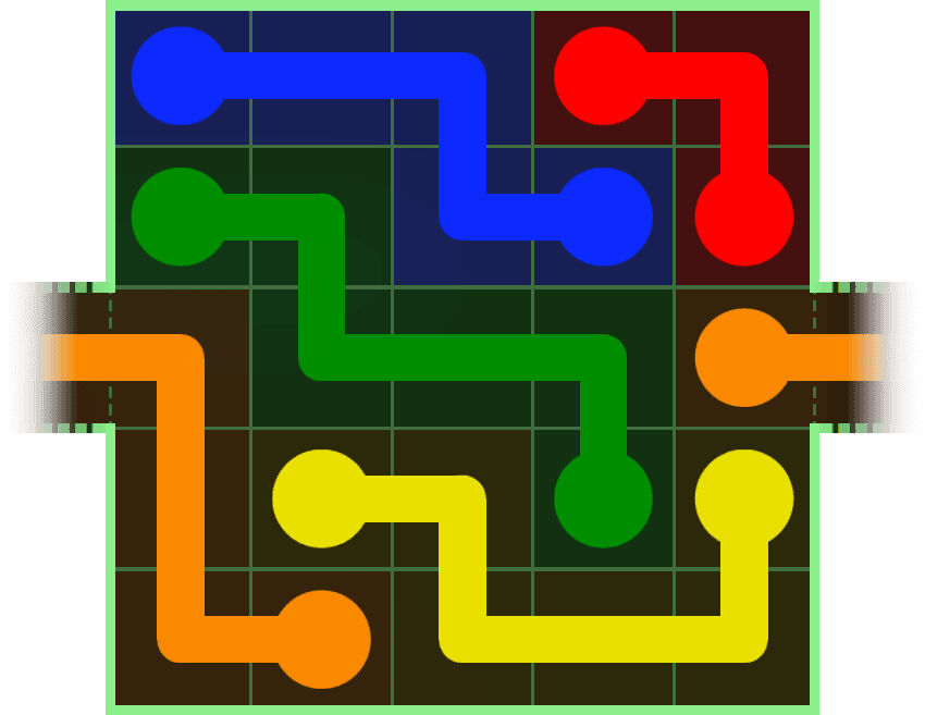 Flow Free Warps 17 Solution