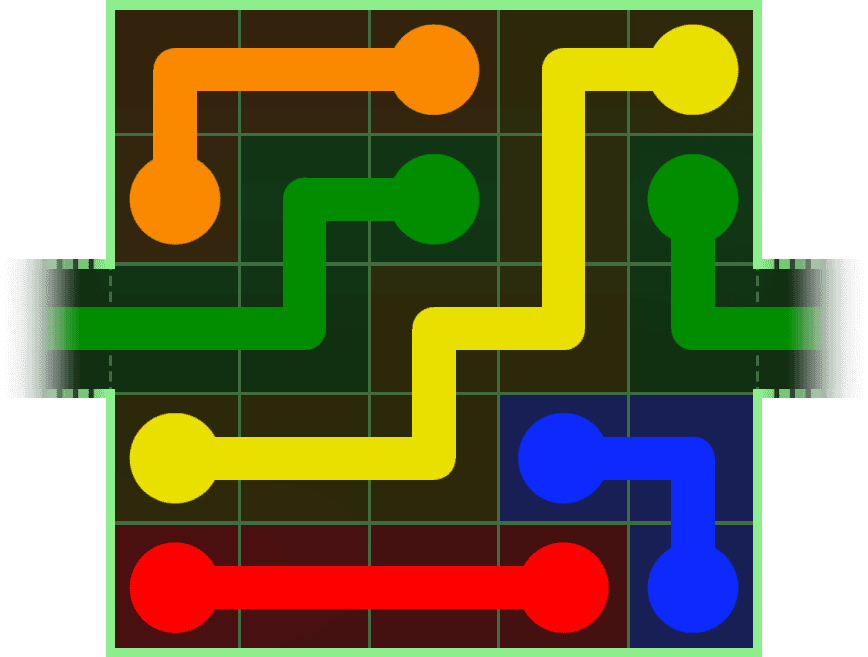 Flow Free Warps 23 Solution