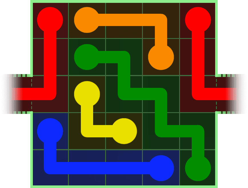 Flow Free Warps 27 Solution