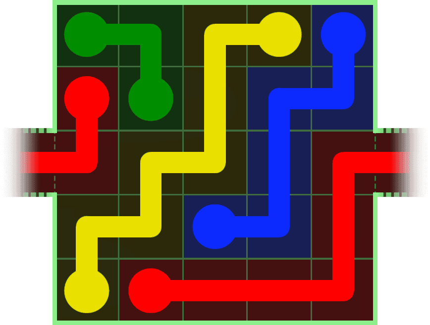 Flow Free Warps 29 Solution