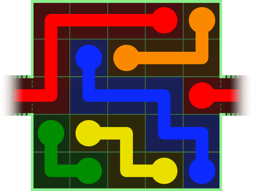 Flow Free Warps 30 Solution