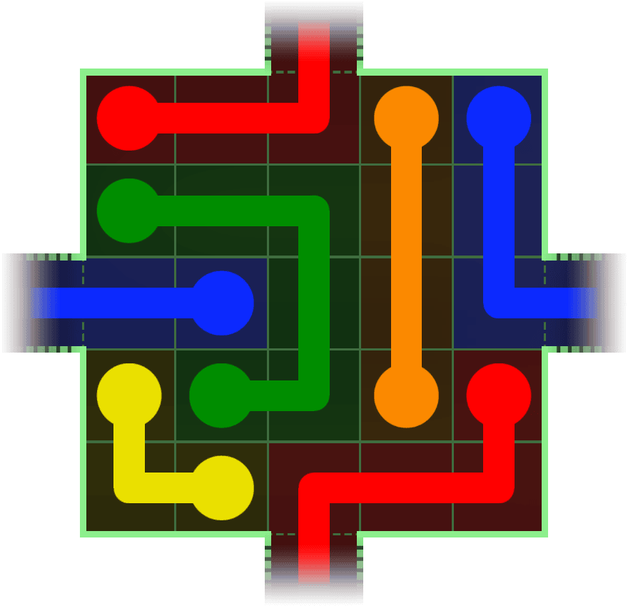 Flow Free Warps 35 Solution