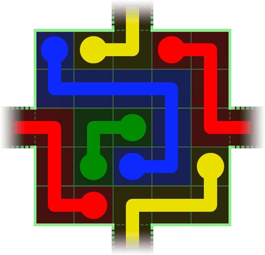 Flow Free Warps 46 Solution