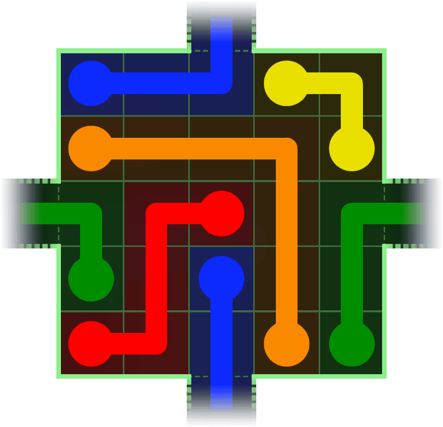 Flow Free Warps 50 Solution