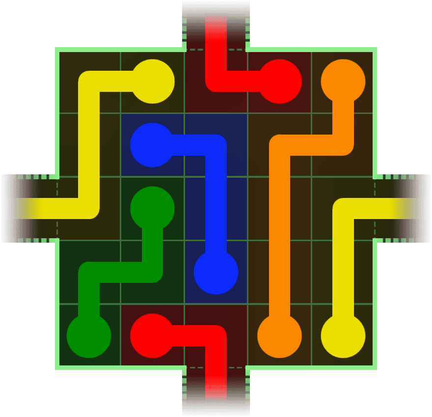 Flow Free Warps 59 Solution