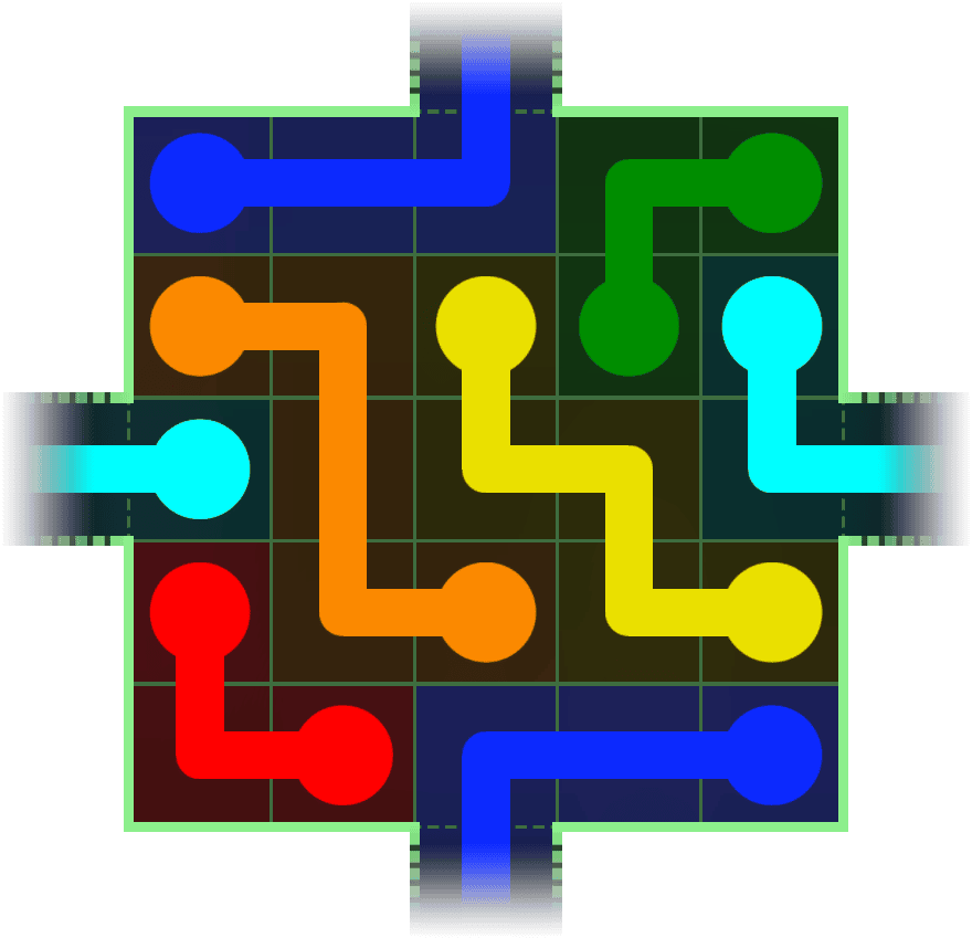 Flow Free Warps 60 Solution