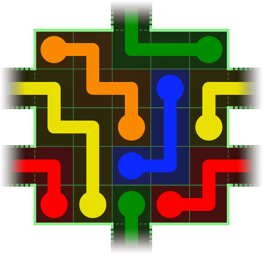 Flow Free Warps 65 Solution