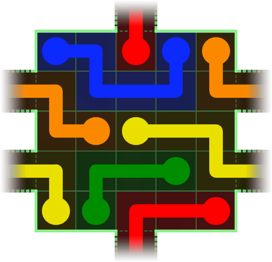 Flow Free Warps 66 Solution