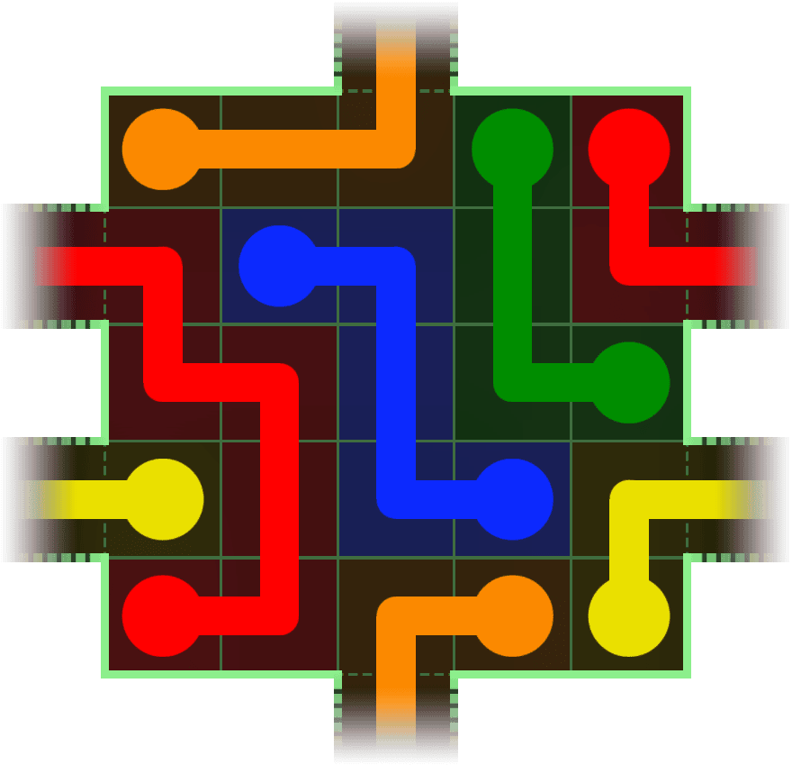 Flow Free Warps 67 Solution
