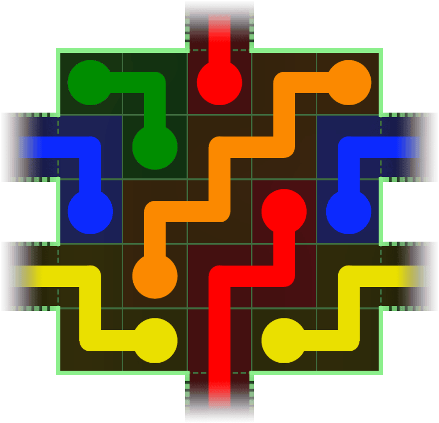 Flow Free Warps 68 Solution