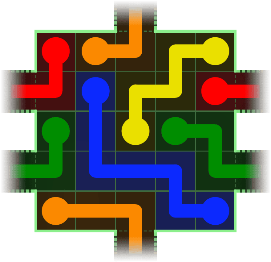 Flow Free Warps 73 Solution