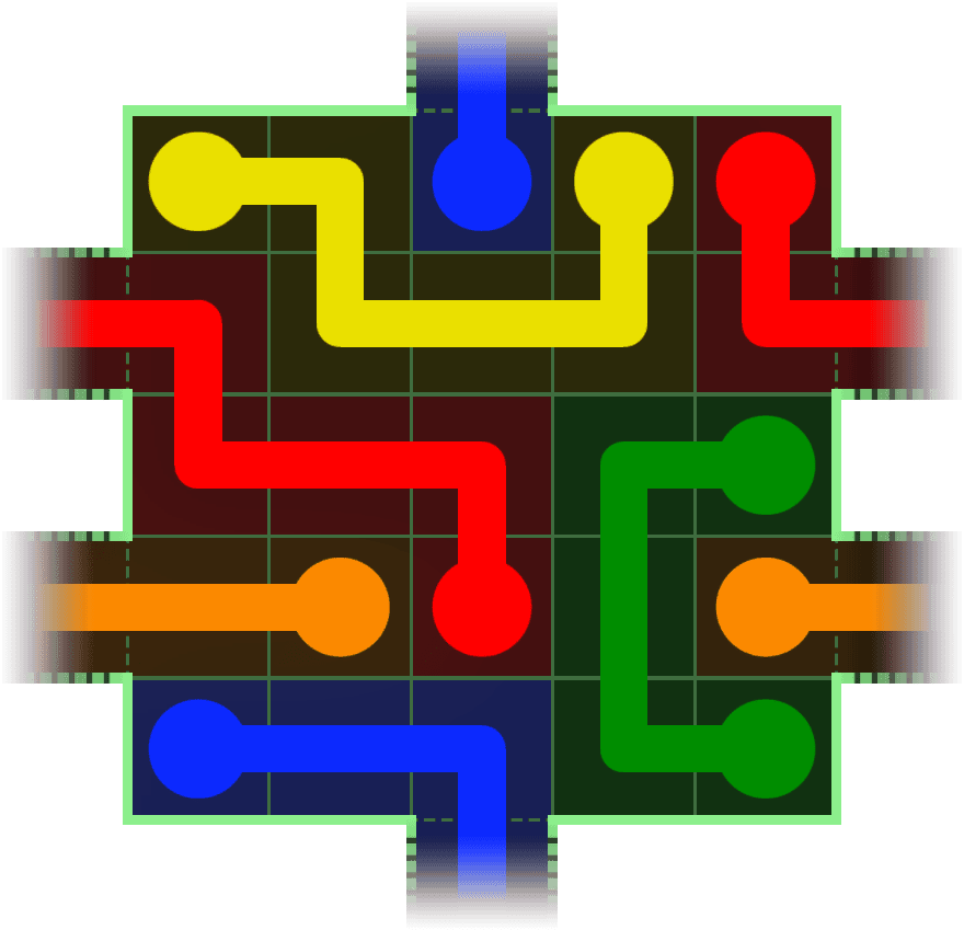 Flow Free Warps 78 Solution