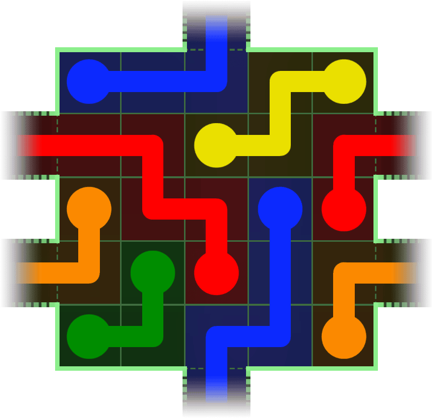 Flow Free Warps 82 Solution