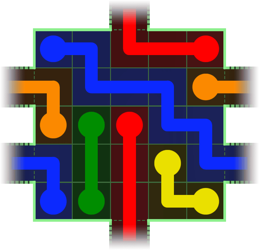 Flow Free Warps 83 Solution